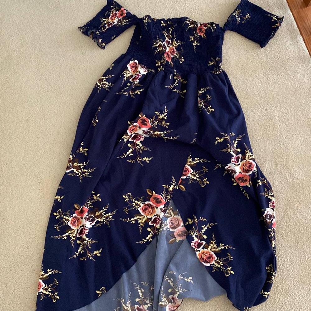 Boho off the shoulder dress